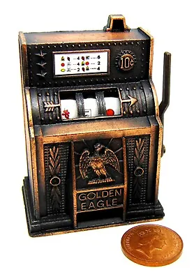 $8.61 • Buy Moving One Arm Bandit Slot Machine Tumdee 1:12 Scale Dolls House Pub Games 9615