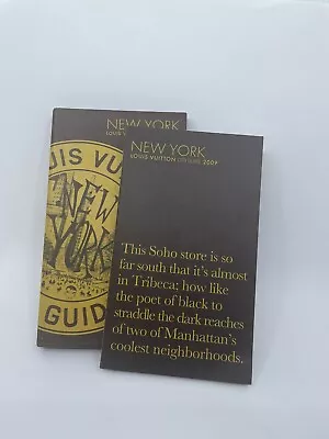 Louis Vuitton New York City Guide 2009 Slipcase • £11