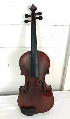Vintage Violin W/ Bows & Case. Antique Fiddle. 4/4 Full-Size. Repair Project • $125