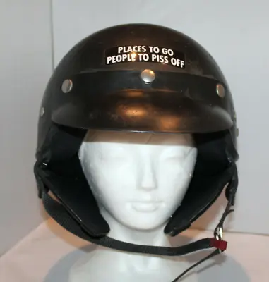 $19.97 • Buy Nomad Harley-Davidson XS Motorcycle Helmet Italy With Stickers Woman Cave Decor