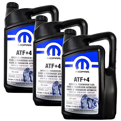 Mopar Automatic Transmission Fluid ATF+4-5 Liter (1.3 Gallon) 3 Pack • $130.69