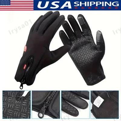 Thermal Windproof Waterproof Winter Gloves Touch Screen Warm Mittens Men Women • $4.99