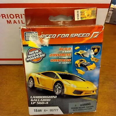 Mega Bloks Need For Speed LAMBORGHINI GALLARDO LP 560-4 Set # 95777 • $9.95