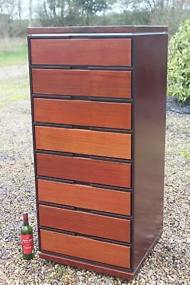 £475 • Buy Rosewood Effect Collectors Drawers.Filing / Office Drawers.Chest Of Drawers.