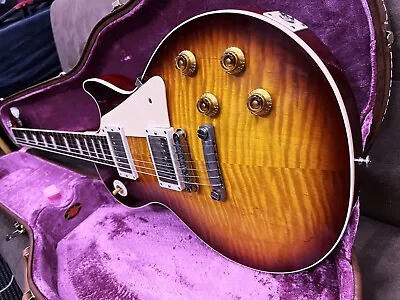 In Store 1959 Gibson 60th Anniversary Les Paul Custom Shop VOS Factory Burst '19 • $10495