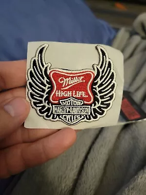 Miller High Life HARLEY DAVIDSON  Motorcycle Vest Patch NEW • $9.99