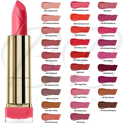 Max Factor Colour Elixir Intense 24Hr Lipstick - Select Your Shade - Brand New • £6.25