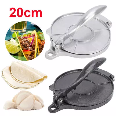 8'' Cast  Heavy Duty Tortilla Press Maker Taco Mold Flour Corn Maker Tool HQ • $23.22