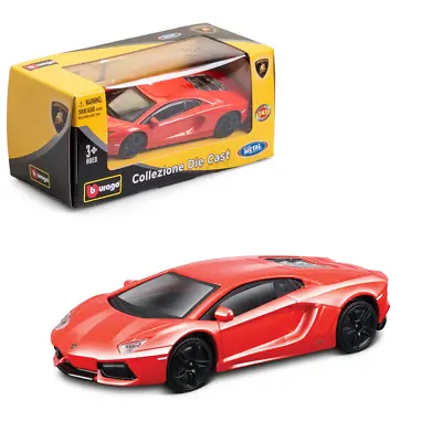 Lamborghini Model Car Red 1:43 Scale Die-cast Model Toy Car Brand New Toy  • £10.99