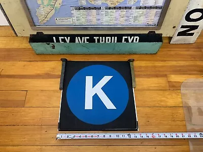 R27/30 1984 Nycta Ny Nyc Subway Roll Sign K Line Manhattan World Trade Center • $144.95