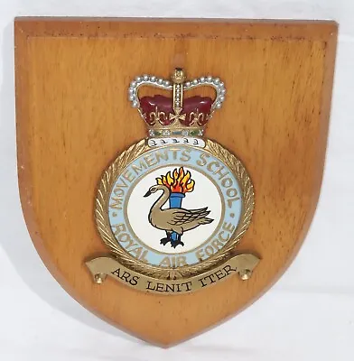 Royal Air Force RAF Plaque Shield - Movements School • £19.99