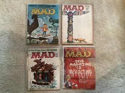 Lot Of 4 Mad Magazines #54 55 62 74 April June 1960 April 1961 Octobe 1962 • $39.99