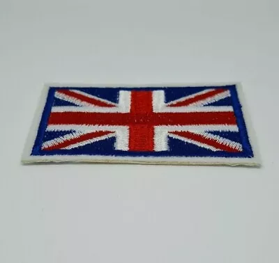 £0.99 • Buy KINGS CORONATION! Union Jack National Flag Embroidered Patch Iron On Sew OnBadge