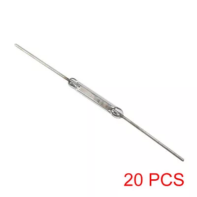 20PCS  Magnetic Glass Reed Switch 2 X 14 Mm Normally Open N/O 2-Pin Low Voltage • $9.98