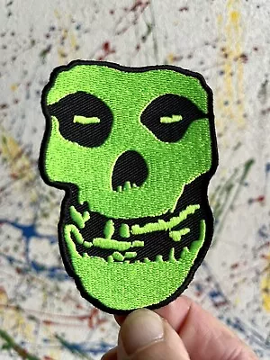 Misfits Iron On Patch Green Face • $5.99