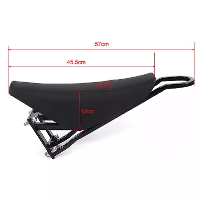 Stealth Bomber Electric Mountain Bike Beach Cruiser Motorcycle PU Seat Black • $85.51