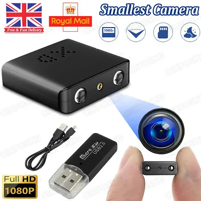 1080P HD Mini Camera Micro Camcorder Home Security Night Vision Motion IR Cam UK • £12.25