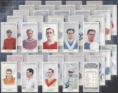 Ogdens-full Set- Captains Of Association Football Clubs & Cols 1926 (44 Cards)  • £69.99