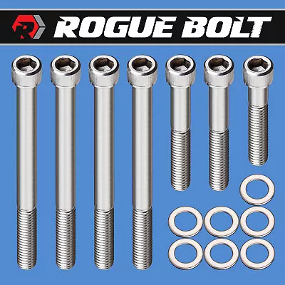 Sbm 70 & Up Water Pump Bolts Stainless Kit Small Block Mopar 273 318 340 360 • $17.95