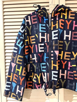 $115 • Buy Pretty GORMAN “Hey Hey” Cropped Raincoat Jacket * Size S/M