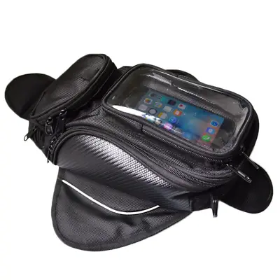 Universal Magnetic Tank Bag With GPS Phone Pouch Fit For Motorcycble Scooter • £16.99