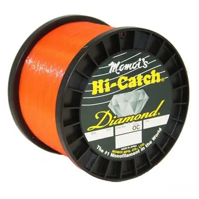 Momoi Diamond Monofilament Line - 1000 Yards- Orange Crush - Free Fast Ship • $119.95