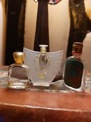 Lalique Sylphide Miniature Perfume Bottle & 2 Others • £10