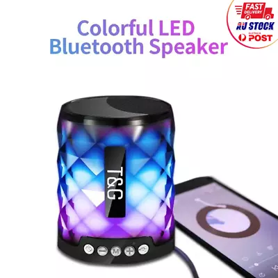 New Portable Mini Wireless Bluetooth Speaker LED Party Light Outdoor Speaker • $39