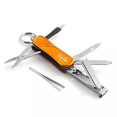 Keychain Nail Clipper Multitool 7 In 1 EDC Utility Tool With Nail Clipper Sci... • $26.24