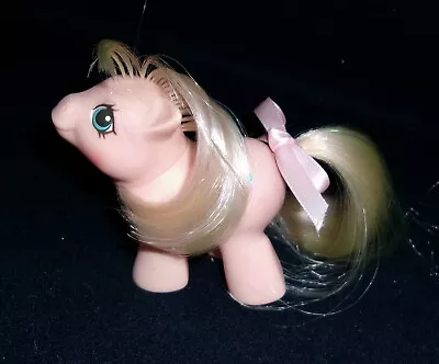 Rose: My Little Pony Vintage Newborn Twin Baby Doodles #2 VERY GOOD Pink Hair G1 • $7.99