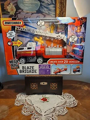  Brand New 2007 Mattel Matchbox Mega Rig Building System BLAZE BRIGADE • $70