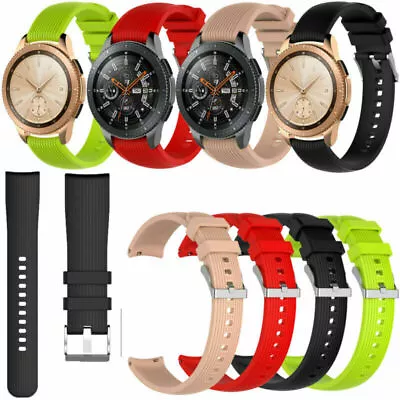 For Samsung Galaxy Watch SM-R800 42mm & 46mm Silicone Watch Band Strap Bracelet • $10.69