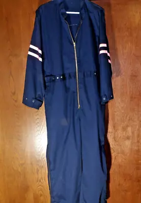 Vintage US AIR Industrial Mens Jumpsuit Navy And Orange READ DESC • $49.99