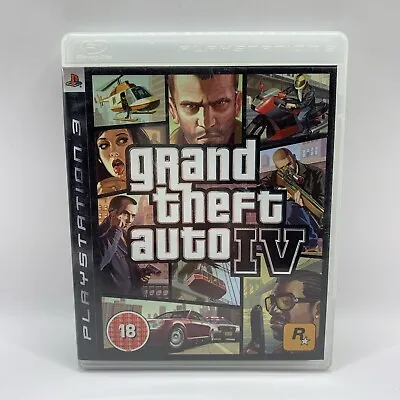 Grand Theft Auto 4 IV PS3 2008 Action-Adventure Rockstar MA15+ VGC Free Postage • $9.95