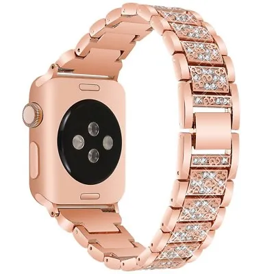$15.99 • Buy Apple Watch Series 6 5 4 3 21 38-44MM Stainless Steel Bracelet IWatch Band Strap