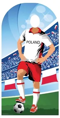 World Cup 2018 Poland Football Adult Stand-in Lifesize Cardboard Cutout • £40.99