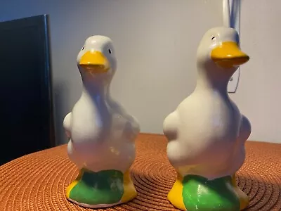Vintage Duck Salt And Pepper Shakers Made In Japan 5 Inches Tall • $8