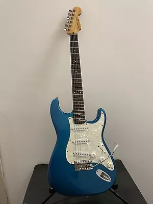 $1085 • Buy 1987 Fender Squire Korea Standard Stratocaster Electric Guitar Lake Placid Blue