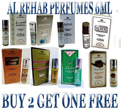 Al-rehab Oil Perfume Roll-on 6ml / Alcohol-free(buy 2 Get 1 Free) • $6.99