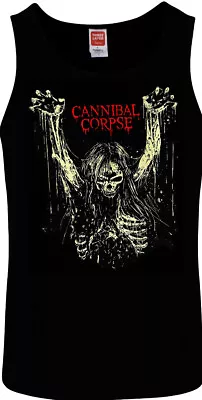 Cannibal Corpse Death Metal Band Black Tank Top Men's Sizes • $12.99