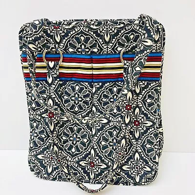 Vera Bradley Tote Black White Barcelona 12 X 14 2 Magnetic Outside Pockets • $19.97