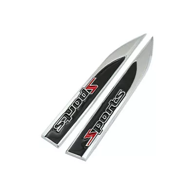 3D Sports Car Metal Logo Emblem Badge Sticker Side Fender Decal Auto Accessories • $16.88