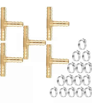 Brass Bar T Fitting 1/4 (5pcs) • $11