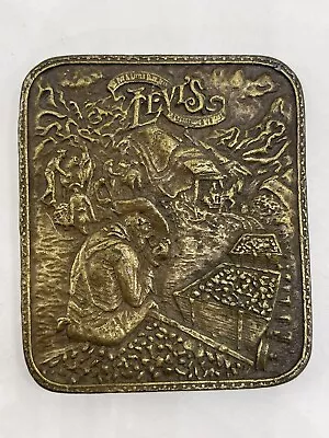 Vintage Levi’s Levis Blue Jeans Gold Miner Belt Buckle • $49