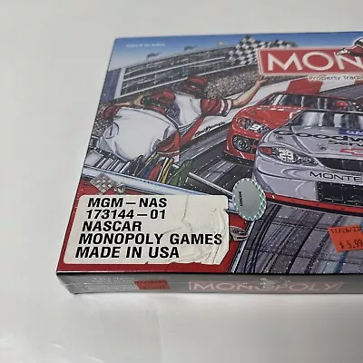 NASCAR Monopoly Collector's Edition Board Game 2002 Sam Bass SEALED • $27.97