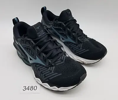 Mizuno Wave Creation 20 Women's Size 8.5 Running Shoes Black Gray *See Desc • $44.99