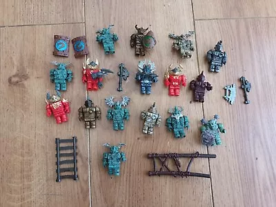 Mega Bloks Dragons Krystal Wars Army Bundle Figures Accessories Ogres Knights • £15