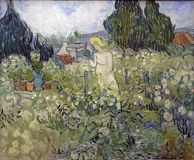 Oil Painting Repro Vincent Van Gogh Marguerite Gachet In The Garden • $49