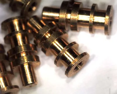 Pack Of 100 Machined Brass Turret Terminals 9mm Tall 2mm Pcb Hole • $11.13