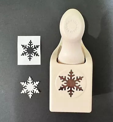 Martha Stewart SNOWFLAKE Paper Hand Punch Scrapbooking Card Christmas Holiday • $14